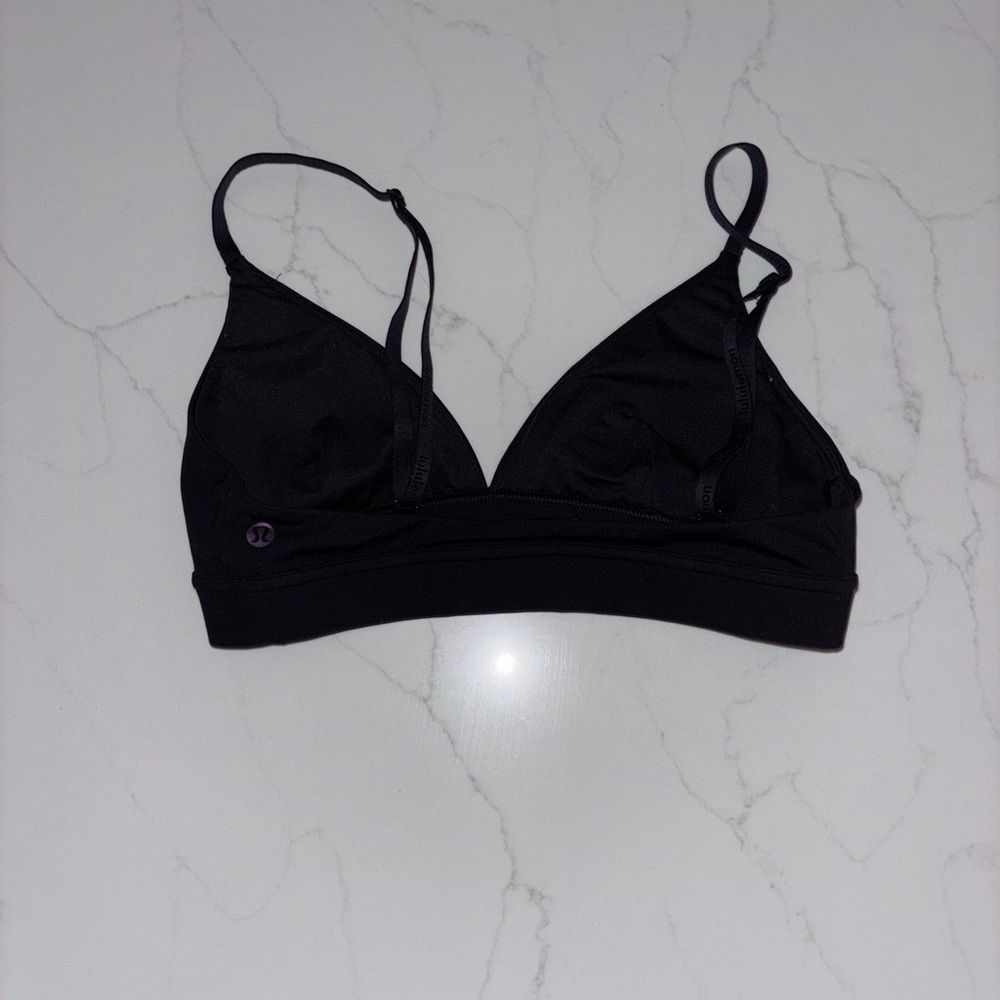 lululemon athletica Black License to Train Triangle Bra A/B Cup - Picture 2 of 4